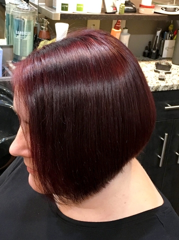 A bit of Eggplant and Scarlet for a plum.