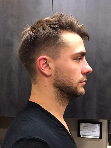 Short men's haircut